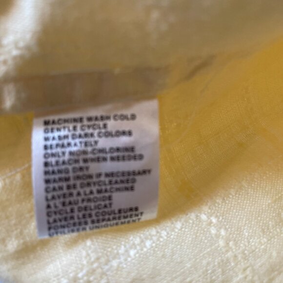 Men's Yellow Casual Button Down Shirt - Picture 2 of 9